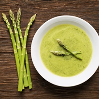 Cream of Asparagus Soup that is Lectin Free and Vegan