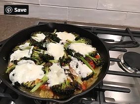 Spaghetti Squash with Roasted Broccoli (GF) DELICIOUS!