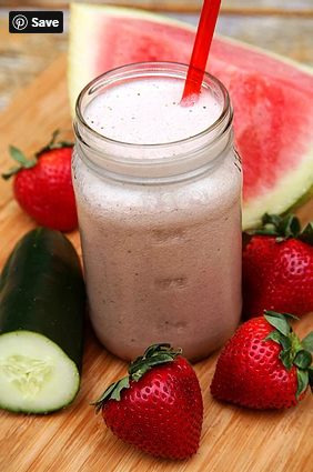 Strawberry-Watermelon Hydrating Smoothie